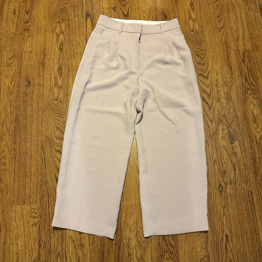 Wilfred light lavender THE EFFORTLESS PANT pleated pants size 6 casual wide